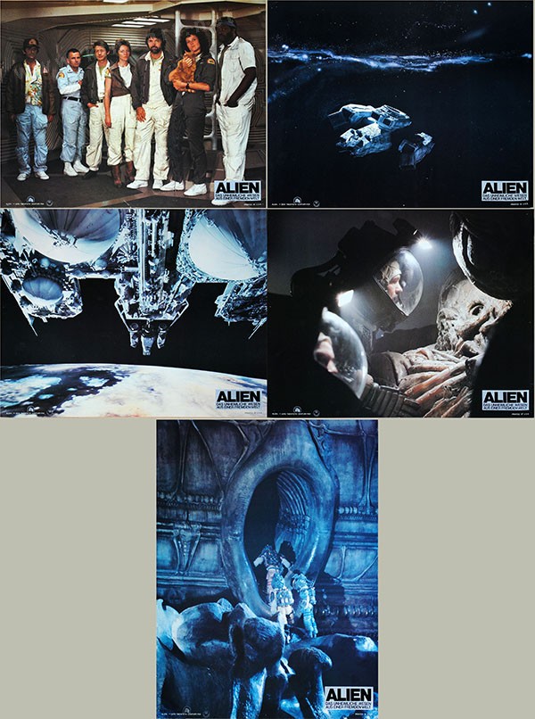 Alien - German deluxe large lobby card set (16x20 in each) from 1979 ...